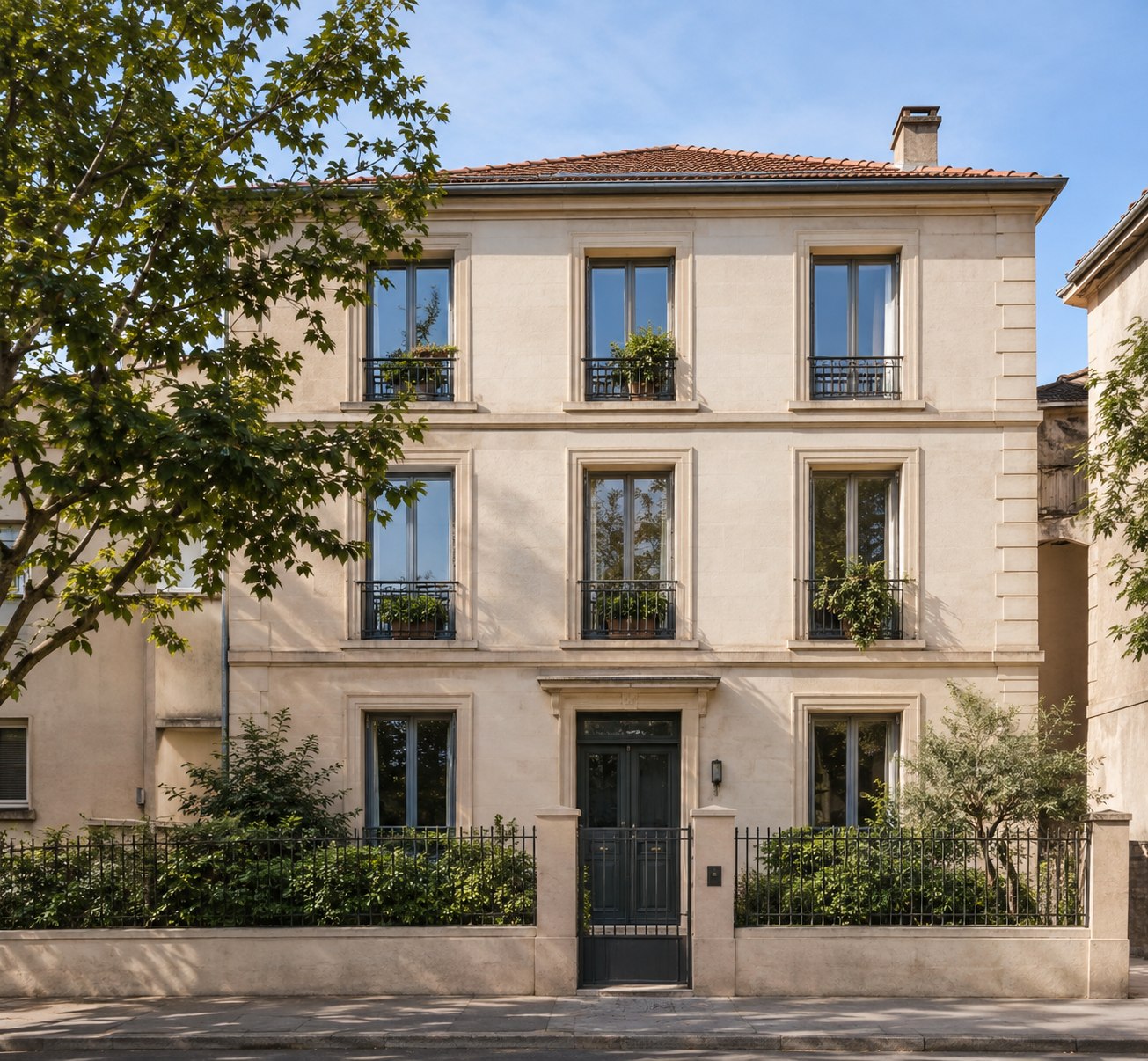 Immeuble d'habitation en pierre de taille